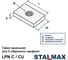 Гайка канальная STALMAX LPN C M10 33х16х6 для С-образного профиля 38-40 мм (арт. 10704) оц. сталь (уп. 100 шт) 10704-023 6