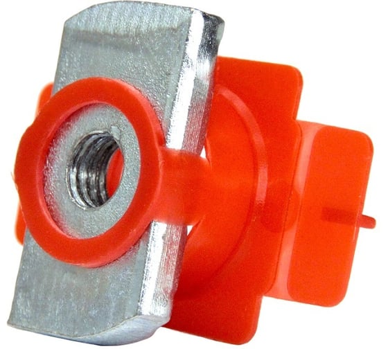 Гайка канальная STALMAX быстрого монтажа LPN F М10 35х20х8 для профиля Strut (арт. 10693) оц. сталь (уп. 100 шт) 10693-023 1