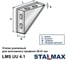 Угол усиленный STALMAX LMS UU 4.1 (100х100х4) для монтажного профиля 38-41 (арт. 11625) оц. сталь (уп. 48 шт) 11625-023 5