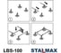 Рама опорная STALMAX LBS 200 2000х1200 (без кровельных опор) для оборудования на плоской кровле (арт. 10925) оц. сталь (уп. 1 шт) 10925-023 5