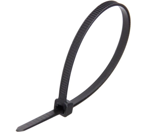 Стяжка кабельная STALMAX LS-B 7,6х300 черная (арт. 11519) нейлон (уп. 100 шт) 11519-023 1