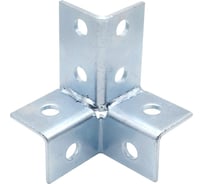 Соединитель тройник STALMAX LMS-C3 41 для монтажного профиля (арт. 11776) оц. сталь (уп. 50 шт) 11776-023