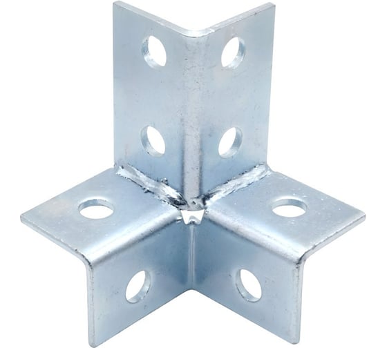 Соединитель тройник STALMAX LMS-C3 41 для монтажного профиля (арт. 11776) оц. сталь (уп. 50 шт) 11776-023 1