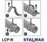 Хомут трубный STALMAX LCP-N AISI 430 6 (149-161 мм) М10 с виброгасителем и гайкой (арт. 11752) нержавеющая сталь AISI 430 (уп. 60 шт) 11752-023 7