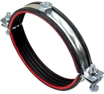Хомут трубный STALMAX LCP-R 351-363 (14) для тяжелых/высоких нагрузок (2,5х25) усиленный с вибр. и гайкой М12 (арт. 11424) оц. сталь (уп. 20 шт) 11424-023