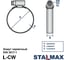Хомут червячный STALMAX L-CW100-120/9 AISI 430 DIN 3017-1 (арт. 11722) нерж. сталь AISI 430 (уп. 20 шт) 11722-023 6