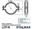Хомут трубный STALMAX LCP-R 32-35 (1) для тяжелых/высоких нагрузок (2,5х25) усиленный с вибр. и гайкой М12 (арт. 11883) оц. сталь (уп. 50 шт) 11883-023 6
