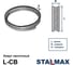 Хомут ленточный червячный STALMAX L-CB 30000х9 AISI 430 (арт. 11408) нерж. сталь AISI 430 (уп. 10 шт) 11408-023 6