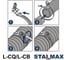 Хомут ленточный червячный STALMAX L-CB 30000х9 AISI 430 (арт. 11408) нерж. сталь AISI 430 (уп. 10 шт) 11408-023 7
