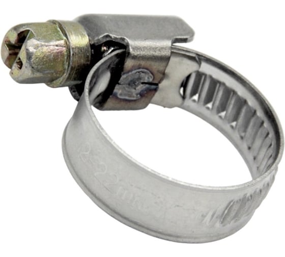 Хомут червячный STALMAX L-CW 25-40/9 AISI 430 DIN 3017-1 (арт. 11713) нерж. сталь AISI 430 (уп. 50 шт) 11713-023 1