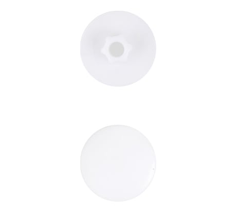 Заглушка под конфирмат КРЕП-КОМП белая 1000 шт. зпк белый