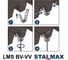 Кронштейн V-образный STALMAX LMS BV-VV D10,2 для профнастила с виброгасителем (арт. 10582) оц. сталь (уп. 100 шт) 10582-023 7