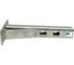 Консоль STALMAX LMS KR-U 30х30х500 усиленная с опорой (арт. 10619) оц. сталь (уп. 10 шт) 10619-023 2