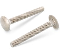 Болт мебельный Edelfix DIN 603 M12x25 мм, А2, нерж. с полукр. гол и квадр. подгол. 6 шт. 60321225 6