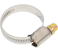 Хомут ViEiR 20–32 мм (15шт) червячный из нержавеющей стали под отвертку VER20-32