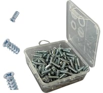 Евро винт 23 Болта потайной 6,3х19 мм ОЦ в органайзере, 200 шт. 2000000078083орг-ф200