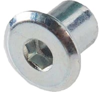 Гайка Эриксона М8 25 шт плоская для крепления и соединения деталей мебельной фурнитуры длина 16 мм под ключ SW5 оцинкованная ARNO INDUSTRIES A2K000800033007