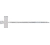 Маркировочные стяжки с поперечной табличкой SapiSelco 2,5x100, 100 шт. SEL.2.202T