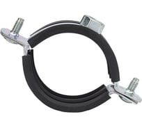 Хомут 60-65 мм для труб для крепления трубопровода 2 дюйма шпилька 8х70 с дюбелем оцинкованная сталь, 5 шт. ARNO INDUSTRIES AM312006063110Ф