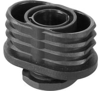 Опора мебельная регулируемая Миниворкс пластиковая 30х50 мм, серия PRQ, стенка 1.5-2.0 мм, цвет черный – (2 шт.) PRO50X30X1,5-2