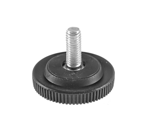 Опора резьбовая Миниворкс M6x15 Ø32, цвет черный – (15 шт.) 32М6-15ЧС 1