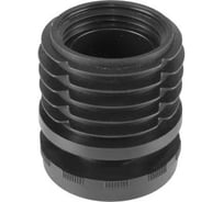 Опора мебельная регулируемая Миниворкс пластиковая для круглой трубы Ø32 мм, цвет черный – (3 шт.) PRT32x1,5-2