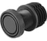 Опора мебельная регулируемая Миниворкс пластиковая для круглой трубы Ø32 мм, цвет черный – (3 шт.) PRT32x1,5-2 3