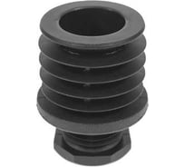 Опора мебельная регулируемая Миниворкс пластиковая для круглой трубы Ø40 мм, цвет черный – (2 шт.) PRT40x1,5-2