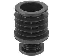 Опора мебельная регулируемая Миниворкс пластиковая Ø38 мм, серия PRT, стенка 1.5-2.0 мм, цвет черный – (5 шт.) PRT38x1,5-2