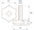 Опора резьбовая Миниворкс M8x60 Ø22, цвет черный – (15 шт.) 22М8-60ЧС 4