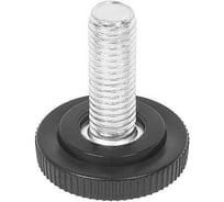 Опора резьбовая Миниворкс регулируемая с основанием Ø32 и резьбой М10х30, европейская, цвет серый – (10 шт.) 32М10-30СС