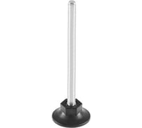 Опора резьбовая Миниворкс регулируемая с основанием Ø48 и резьбой М10х120, коническая под ключ, цвет черный – (3 шт.) 48М10-120ЧС