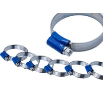 Хомут червячный DAR 68-85/9.7 W1,синий замок, 10 шт 804770