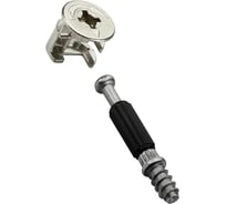 Стяжка эксцентрик мебельная 23 Болта (пластик) d 15 шток 34 мм, 20 шт. 11154ф20