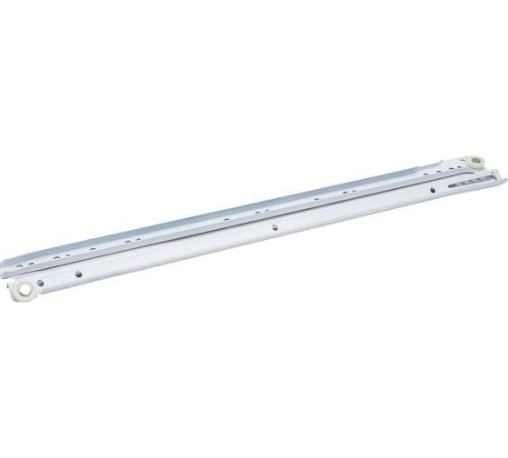 Роликовая направляющая для ящиков Крепстор 300 мм, белая, Пакет 2 шт. 4665317042844