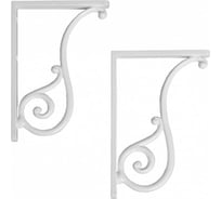 Кронштейны для высокого бачка SIMAS LANTE пара, лакированная белая латунь LA06 LAMN