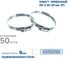 Хомут червячный ZIP 35-50/9W1, 50 шт., арт. 805098 2
