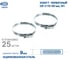 Хомут червячный ZIP 70-90/9W1, 25 шт., арт. 805135 2