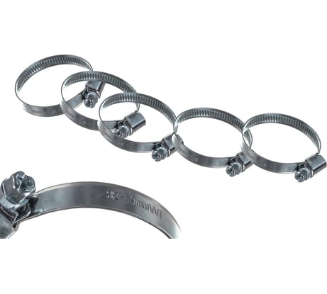 Хомут червячный ZIP 30-45/9W1, 50 шт., арт. 805074