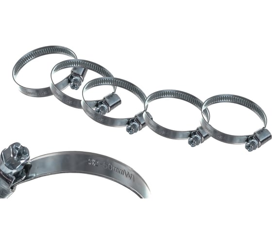 Хомут червячный ZIP 30-45/9W1, 50 шт., арт. 805074 1