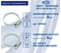 Хомут червячный ZIP 30-45/9W1, 50 шт., арт. 805074 3