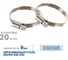 Хомут червячный ZIP 80-100/9W2, 20 шт., арт. 805586 2