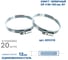 Хомут червячный ZIP 80-100/12W1, 20 шт., арт. 805319 2