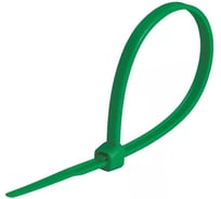 Нейлоновая хомут-стяжка MAXXTER 2.5х150 зеленый, 100шт LTS25X150-GREEN