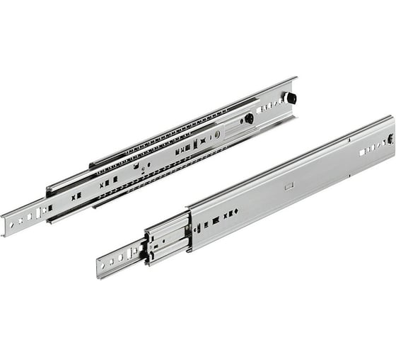 Шариковая направляющая для ящиков Крепстор 500 мм, цинк, 1 шт. 4665317040093 1