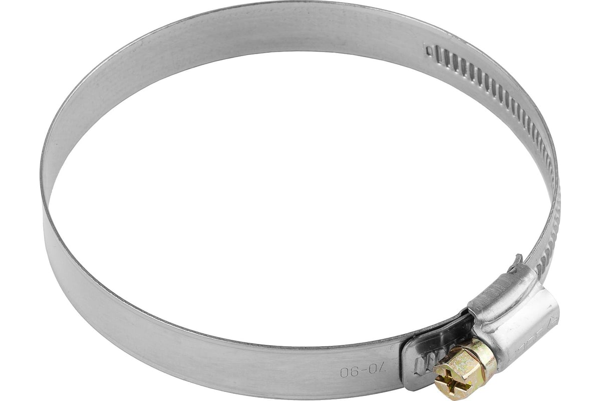 Хомуты ЗУБР Профессионал нержавеющие, накатная лента 12 мм, 100 шт ...