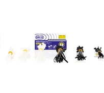 Пластиковая стяжка хомут Alca в комплекте: 2,5х100 мм, 3,6х200 мм, 4,6х250 мм, 120 шт. 630030