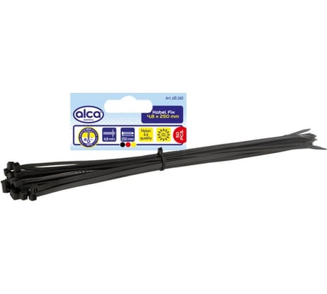 Пластиковая стяжка хомут Alca 4,8x250 мм, 50 шт. 615260