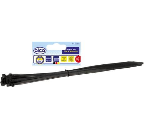 Пластиковая стяжка хомут Alca 4,8x350 мм, 50 шт. 615360