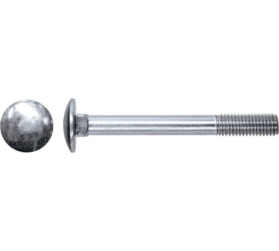 Болт мебельный КРЕП-КОМП цинк DIN603 10х110 пр.5,8 (300шт) бм10110 1